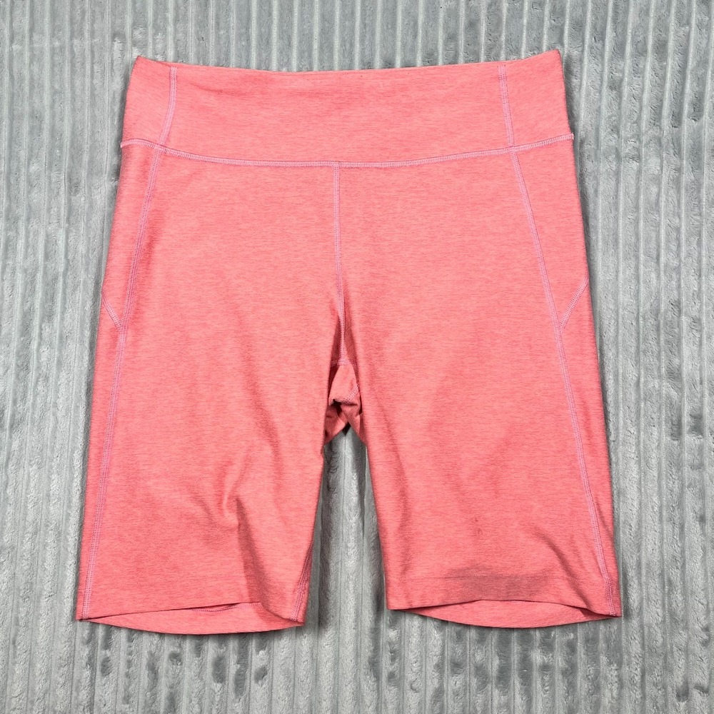 Outdoor Voices Splash Knit Active Shorts Women's L Quick Dry UPF 50+ Pink  9.5"‎